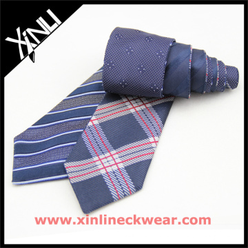 Customized Silk Woven Reversible in 4 Designs Factory Promotional Necktie